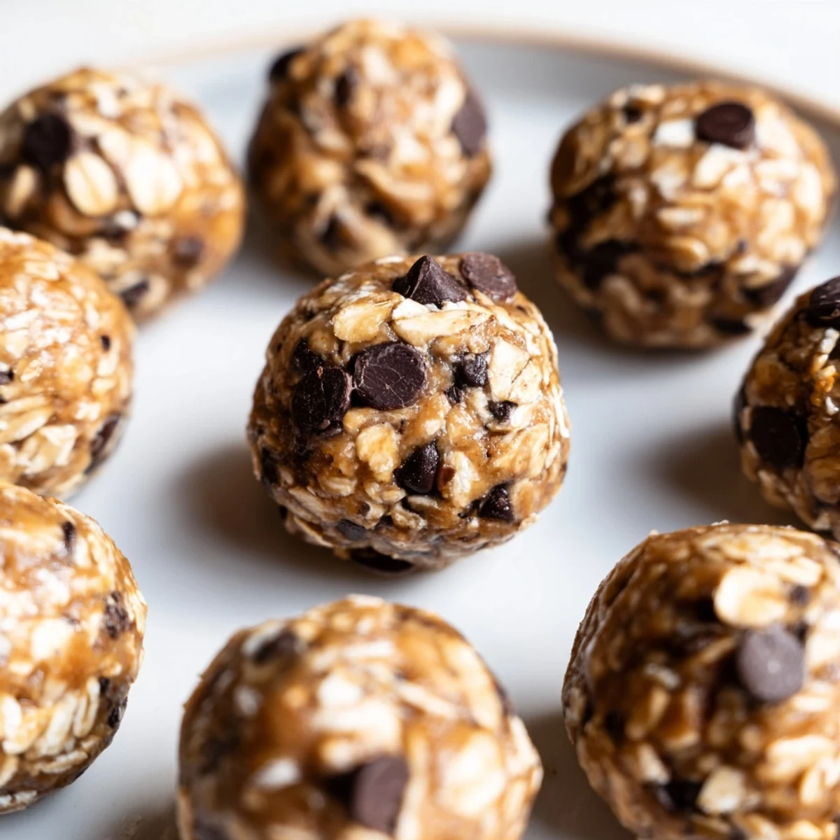 These homemade no-bake peanut butter energy balls are a wholesome snack, perfect with a hot coffee.