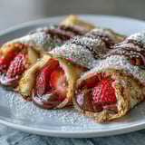 Galentines Brunch Strawberry Crêpes