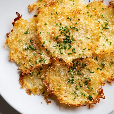 Golden brown Crispy Cottage Cheese Chips, perfectly seasoned and ready for dipping, a healthy snack idea.