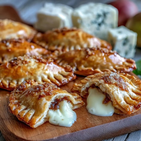 Golden Guava and Cheese Empanadas with crispy air-fried crusts are served warm, revealing melted cream cheese and sweet guava filling.