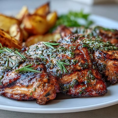 Grilled Herb Chicken with Roasted Root Vegetables plated, featuring juicy rosemary chicken and golden-brown carrots, parsnips, and potatoes.