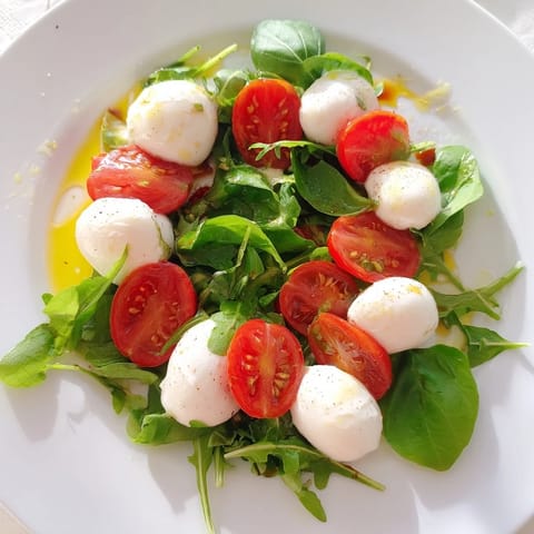 Pearly Strand Mozzarella Salad