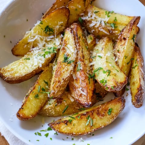 Rosemary Parmesan Potato Wedges