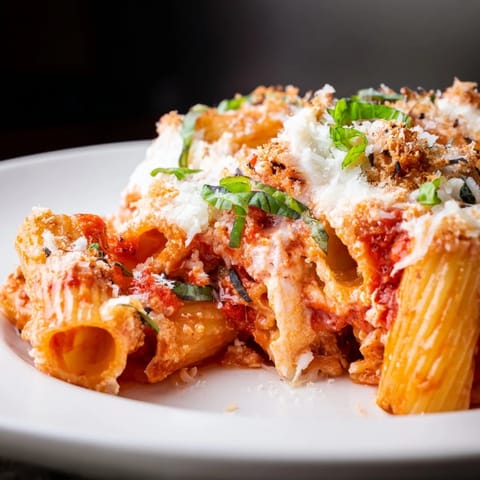 Four Cheese Baked Pasta