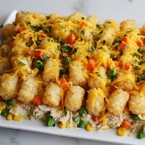 Crispy Tater Tot Casserole