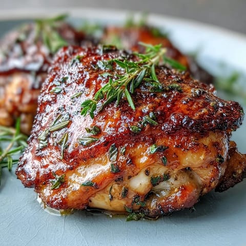 Herb Roasted Chicken Thighs