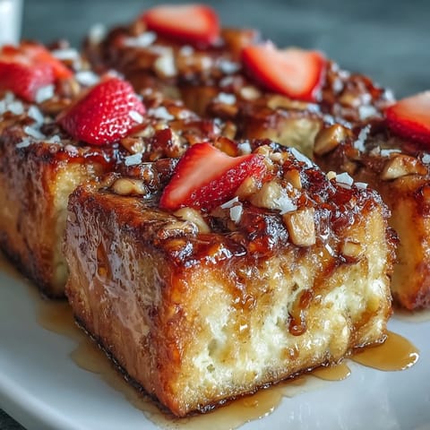 Spring Brunch Strawberry French Toast