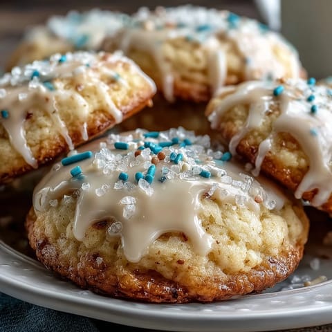 Spring cookies: lemon sugar cookies with pastel glaze, bright and tender, topped with a delicate colorful finish for festive spring celebrations.