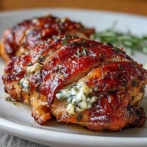 Herb Butter Roast Chicken with preserved lemon, golden and crispy, served on a bed of roasted carrots and celery.