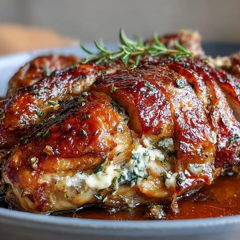 Herb Butter Roast Chicken