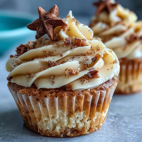 Delightful Taurus Birthday Cupcakes adorned with earthy terracotta buttercream, ready to enjoy.