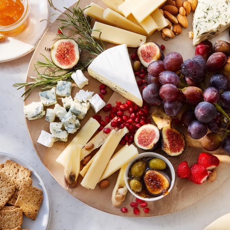 Draped cheeses and charcuterie create the theatrical "Final Curtain" on this gorgeous grazing board.