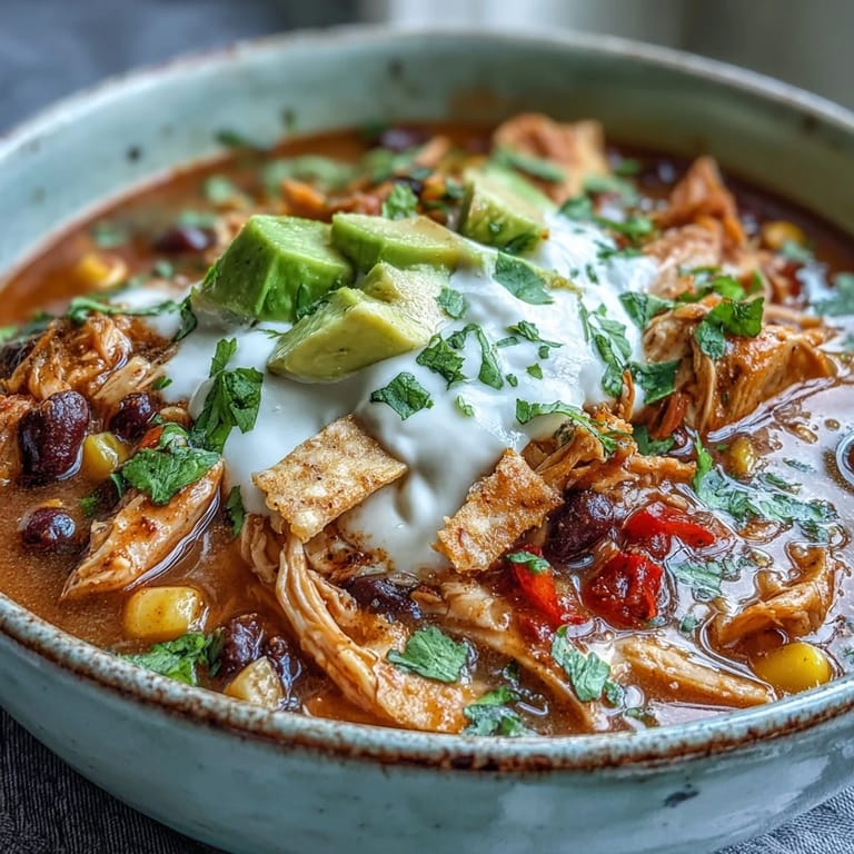 Serving Instant Pot Chicken Tortilla Soup with lime wedges, shredded cheese, and sour cream for a comforting dinner.