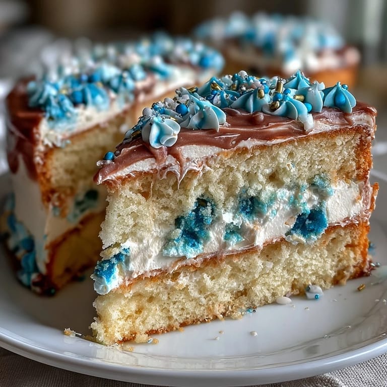 Festive vanilla sheet cake topped with creamy buttercream and Class of 2026 piping in school colors, perfect for graduation parties.